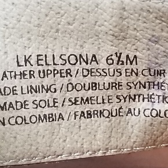 Lucky Brand Ellsona Flat Sandal, Tan Leather, Womens Size 6.5 M / 36.5 - Picture 12 of 14